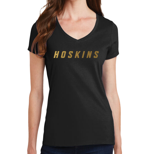Brandie Hoskins Basketball Academy Printed - Women's Fan Favorite V Neck Tee Thumbnail